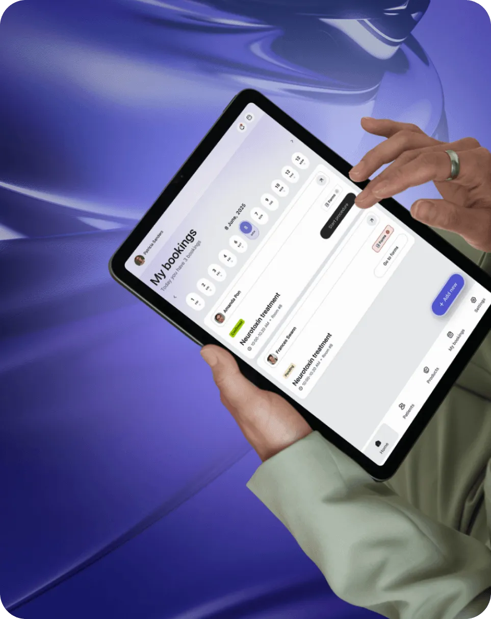 Practice Management Platform (EHR) – example of our EHR